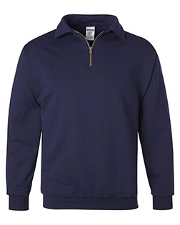 Jerzees 4528MR Super Sweats NuBlend® Quarter-Zip Cadet Collar Sweatshirt at BigNTallApparel