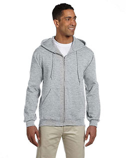 Jerzees 4999 Men 9.5 Oz. 50/50 Super Sweats Nublend Fleece Full-Zip Hood