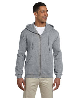 Jerzees 4999 Men Adult 9.5 oz., Super Sweats® NuBlend® Fleece Full-Zip Hooded Sweatshirt