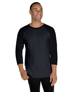 Jerzees 560RR Premium Blend Ringspun Three-Quarter Sleeve Raglan Baseball T-Shirt In Big & Tall Sizes