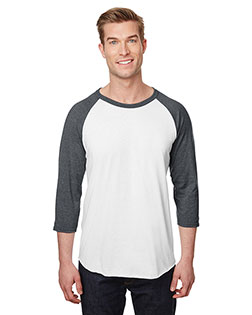 Jerzees 560RR Premium Blend Ringspun Three-Quarter Sleeve Raglan Baseball T-Shirt