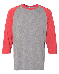 Jerzees 601RR Triblend Three-Quarter Raglan Baseball T-Shirt