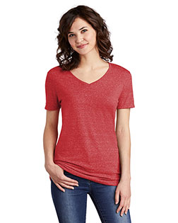 JERZEES Ladies Snow Heather Jersey V-Neck T-Shirt 88WV