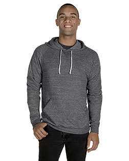 Jerzees 90MR adult Snow Heather Raglan Hooded Sweatshirt