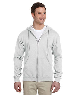 Jerzees 993 Men Adult 8 oz. NuBlend® Fleece Full-Zip Hooded Sweatshirt In Big & Tall Sizes