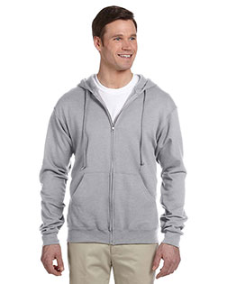 Jerzees 993 Men Adult 8 oz. NuBlend® Fleece Full-Zip Hooded Sweatshirt In Big & Tall Sizes