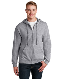 Jerzees 993M Men Full Zip Sweatshirt Hoodie