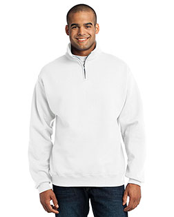 Jerzees 995M Men Adult NuBlend® Quarter-Zip Cadet Collar Sweatshirt