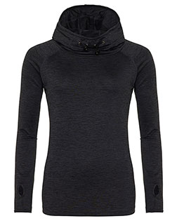 Just Hoods By AWDis JCA038  Ladies' Cool Cowl-Neck Long-Sleeve T-Shirt at Bigntall Apparel