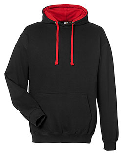 Just Hoods By AWDis JHA003  Adult 80/20 Midweight Varsity Contrast Hooded Sweatshirt