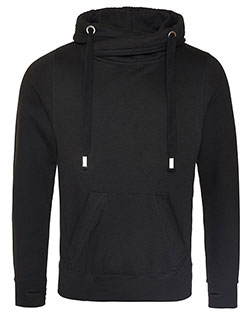 Just Hoods By AWDis JHA021  Men's 80/20 Heavyweight Cross Over Neck Hooded Sweatshirt