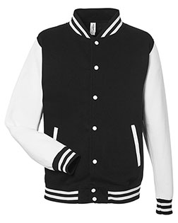 Just Hoods By AWDis JHA043 Men's 80/20 Heavyweight Letterman Jacket