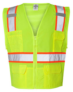 Kishigo 1163-1164  Ultra-Cool™ Solid Front Vest with Mesh Back at BigNTallApparel