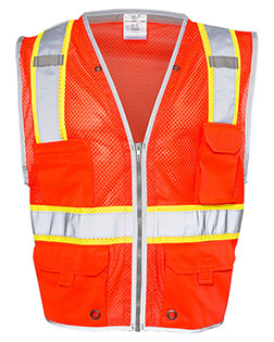 Kishigo 1510-1511 Premium Brilliant Series® Heavy-Duty Class 2 Vest at BigNTallApparel