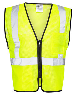 Kishigo 1537-1538  Double-Pocket Zippered Economy Class 2  Vest