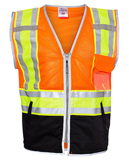 Kishigo 1543-1544 Premium Brilliant Series® Ultimate Reflective Vest at BigNTallApparel