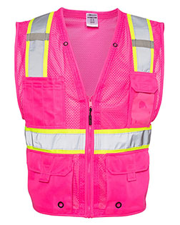 Kishigo B100-111  EV Series® Enhanced Visibility Multi-Pocket Mesh Vest