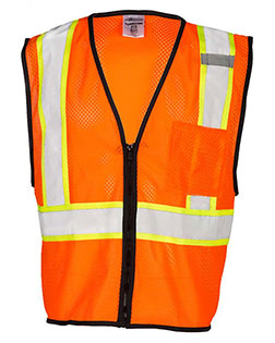 Kishigo FM527-528  Self Extinguishing Contrasting Mesh Vest