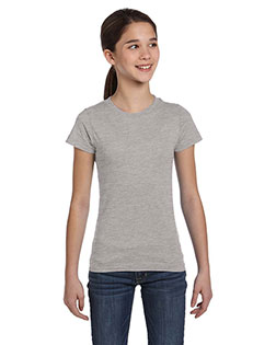 LAT 2616  Girls' Fine Jersey Tee