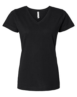 LAT 3507 Ladies' V-Neck Fine Jersey T-Shirt