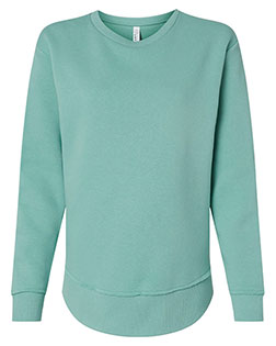 LAT 3525 Women's Weekend Fleece Crewneck Sweatshirt