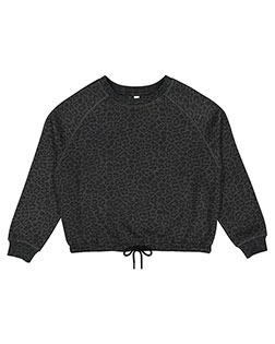 LAT 3528 Ladies' Boxy Fleece Sweatshirt In Big & Tall Sizes