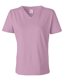 LAT 3587  Women's Premium Jersey V-Neck Tee