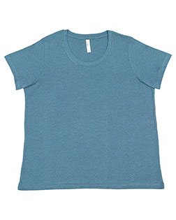 LAT 3816  Curvy Collection Women's Fine Jersey Tee