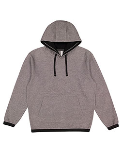 LAT 6996 Men Adult Statet Fleece Pullover Hoodie at BignTallApparel