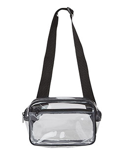 Liberty Bags 5778 Clear Stadium 2-Pocket Fanny Pack/Crossbody Bag