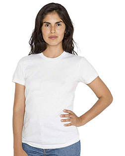 Los Angeles Apparel 21002  USA-Made Women's Fine Jersey T-Shirt