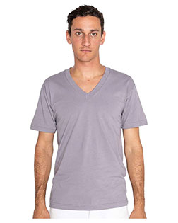 Los Angeles Apparel 24056  USA-Made Fine Jersey V-Neck T-Shirt