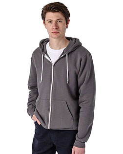 Los Angeles Apparel F97  USA-Made Flex Fleece Full-Zip Hooded Sweatshirt