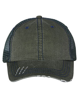 Mega Cap 6990 Herringbone Trucker Cap