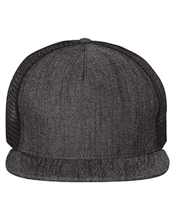 Mega Cap 6997C  Flat Bill Trucker Cap