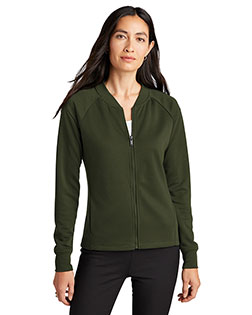 Mercer+Mettle Women's Double-Knit Bomber MM3001 at BigNTallApparel