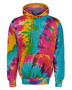 MV Sport 1290  Classic Fleece Tie-Dye Hooded Sweatshirt at BignTallApparel