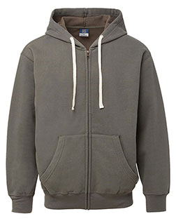 MV Sport 22132 Vintage Fleece Full-Zip Hooded Sweatshirt at BigNTallApparel