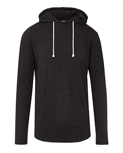 MV Sport 24401 Unisex Miles Slub Hooded Long Sleeve T-Shirt