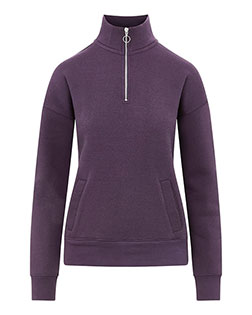 MV Sport W20189 Women's Cloud Fleece Quarter-Zip Sweatshirt