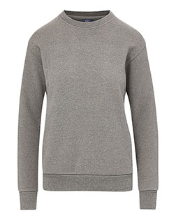 MV Sport W23140 Women's Raelynn Cloud Fleece Crewneck Sweatshirt At BigNTallApparel