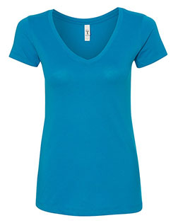 Next Level 1540  Women's Ideal V-Neck T-Shirt at BignTallApparel