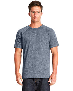 Next Level Apparel 2050 Men's Mock Twist Short-Sleeve Raglan T-Shirt at BigNTallApparel