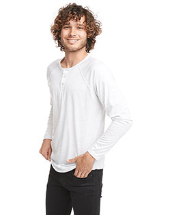 Next Level Apparel 6072  Men's Triblend Long-Sleeve Henley