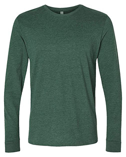 Next Level 6411  Unisex Sueded Long Sleeve T-Shirt at BignTallApparel