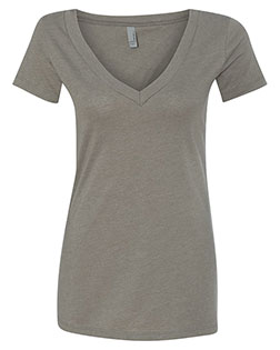 Next Level 6640  Women’s CVC Deep V-Neck T-Shirt