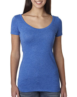 Next Level Apparel 6730 Ladies' Triblend Scoop