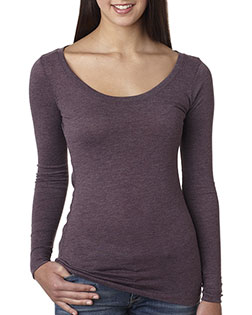 Next Level Apparel 6731  Ladies' Triblend Long-Sleeve Scoop