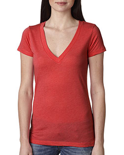 Next Level Apparel 6740  Ladies' Triblend Deep V