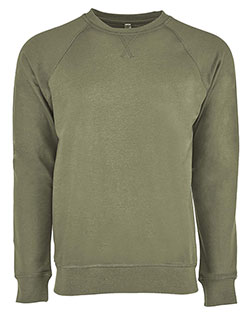 Next Level 9000 Unisex Laguna Raglan Crewneck Sweatshirt